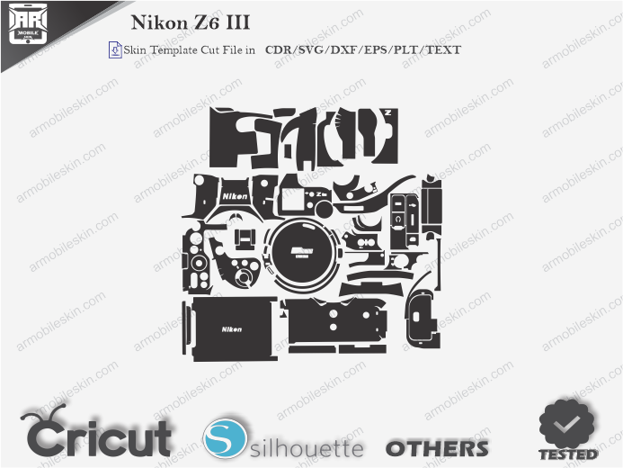 Nikon Z6 III Skin Template Vector