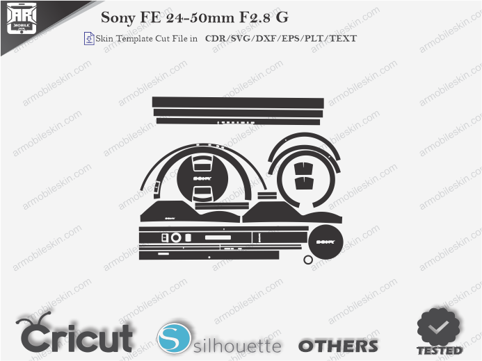 Sony FE 24-50mm F2.8 G Skin Template Vecotr