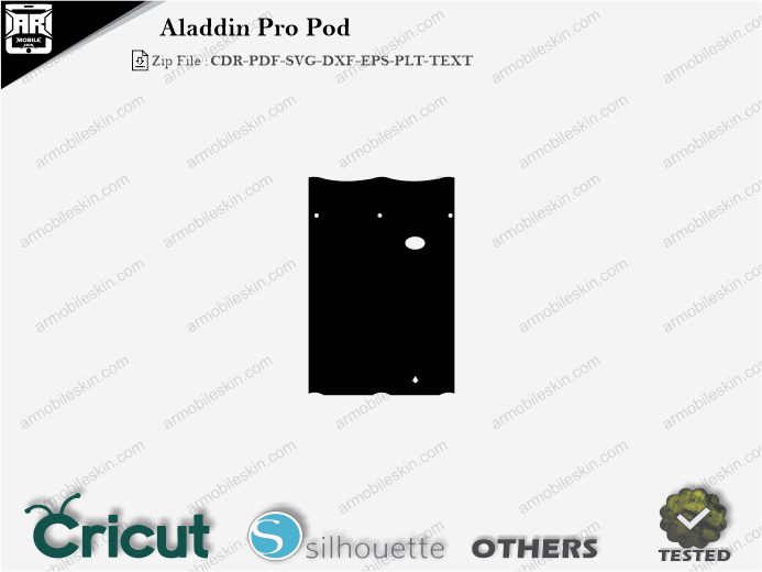 Aladdin Pro Pod Skin Template Vector