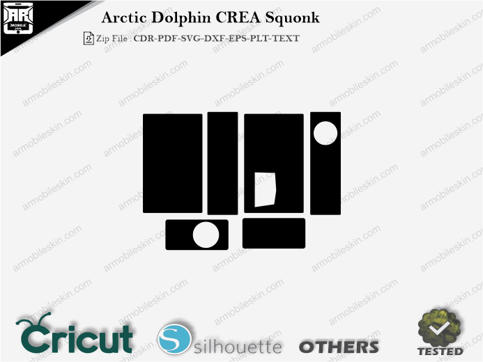 Arctic Dolphin CREA Squonk Skin Template Vector