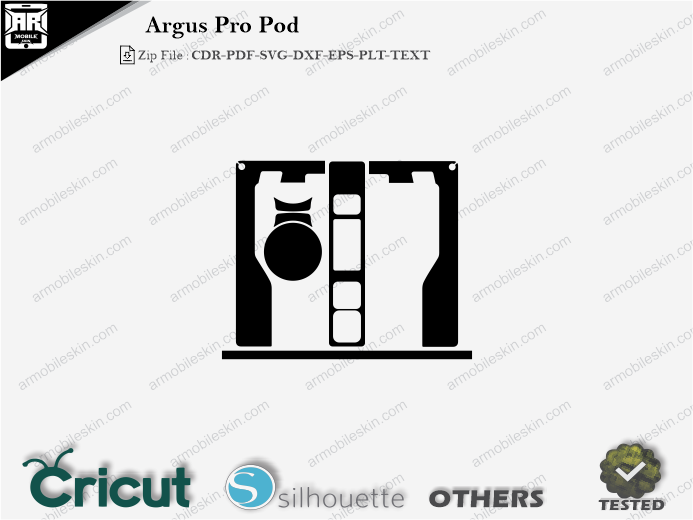 Argus Pro Pod Skin Template Vector