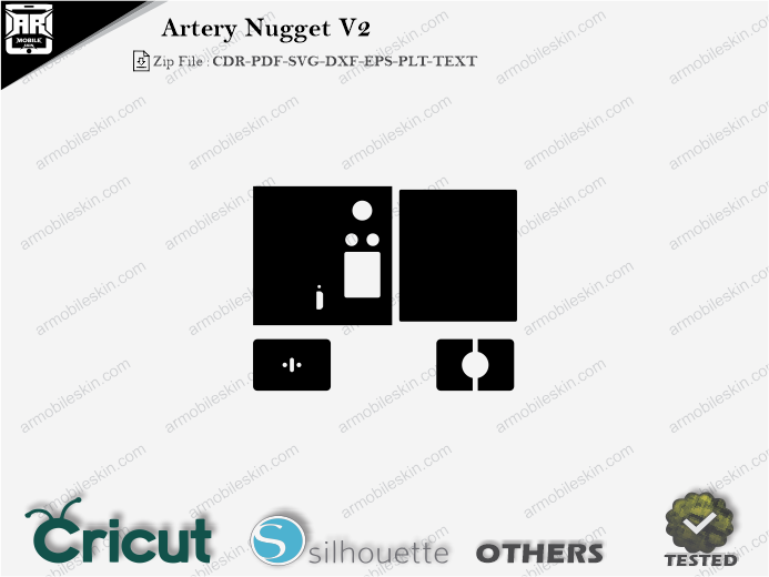 Artery Nugget V2 Skin Template Vector