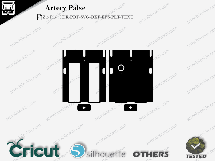 Artery Palse Skin Template Vector