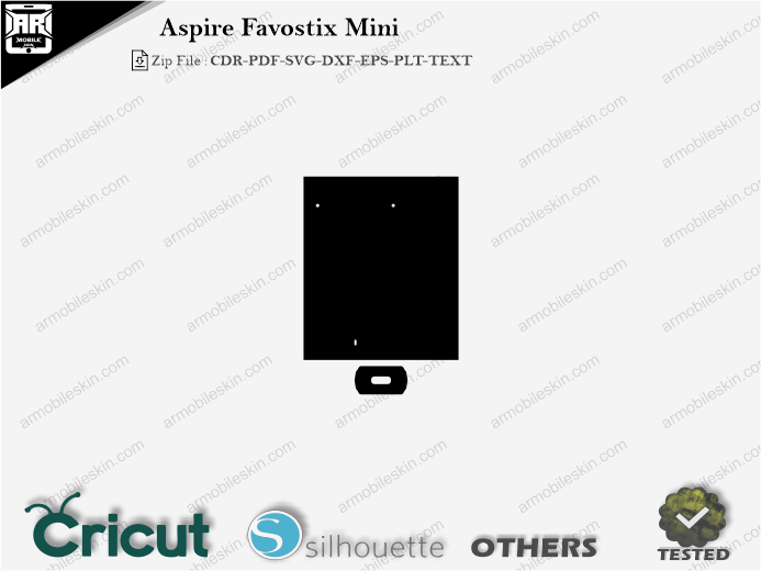 Aspire Favostix Mini Skin Template Vector