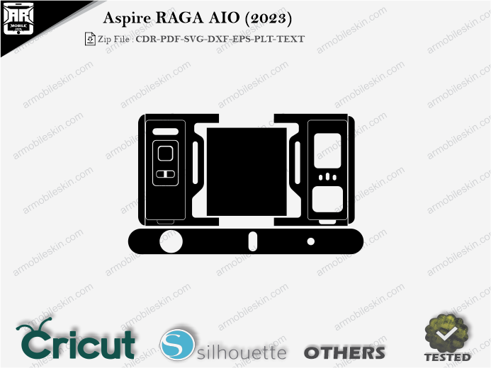 Aspire RAGA AIO (2023) Skin Template Vector