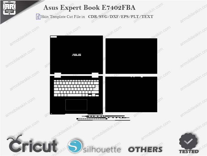 Asus Expert Book E7402FBA Skin Template Vector