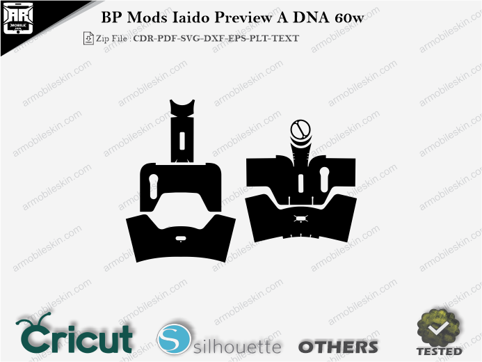 BP Mods Iaido Preview A DNA 60w Skin Template Vector