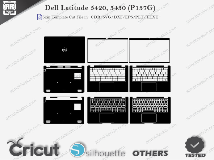 Dell Latitude 5420, 5430 (P137G) Skin Template Vector