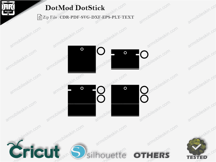 DotMod DotStick Skin Template Vector