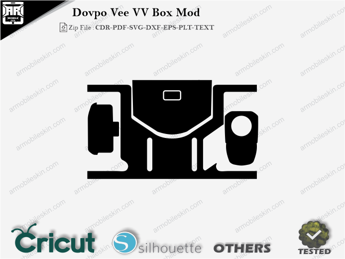 Dovpo Vee VV Box Mod Skin Template Vector