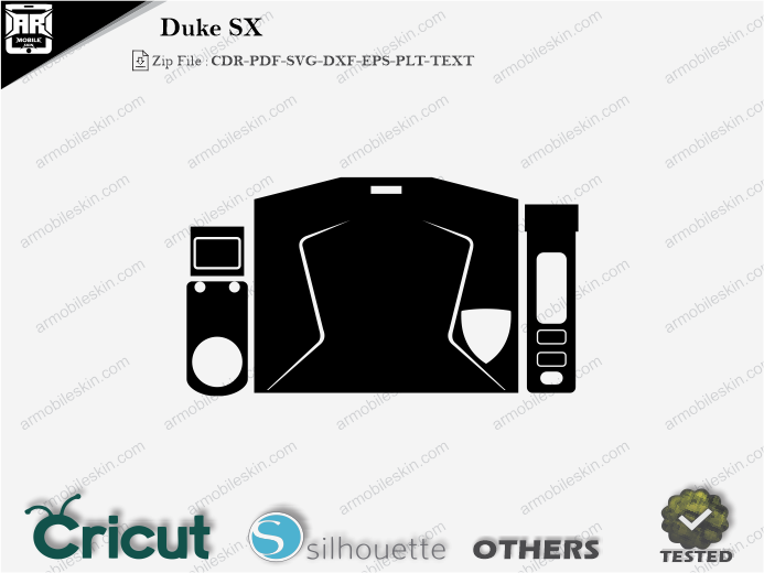 Duke SX Skin Template Vector