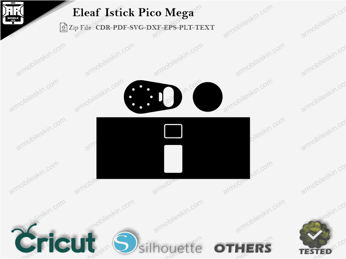 Eleaf Istick Pico Mega Skin Template Vector