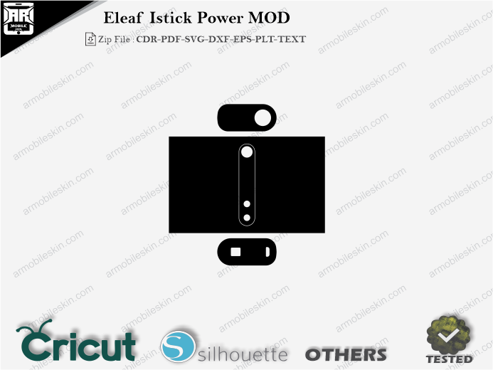 Eleaf Istick Power MOD Skin Template Vector