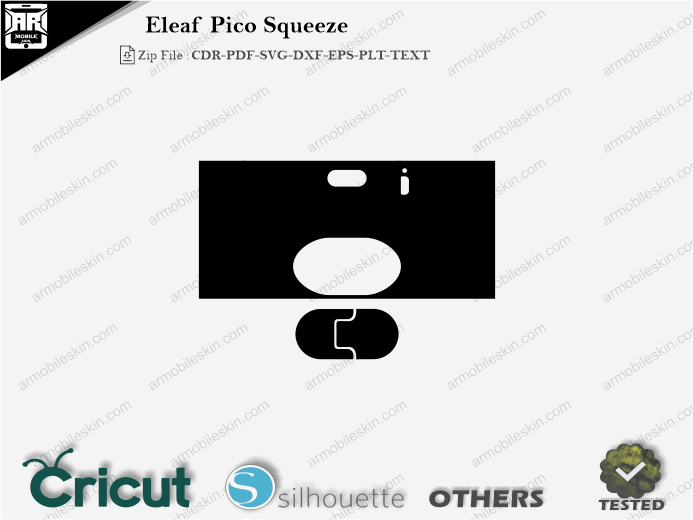 Eleaf Pico Squeeze Skin Template Vector