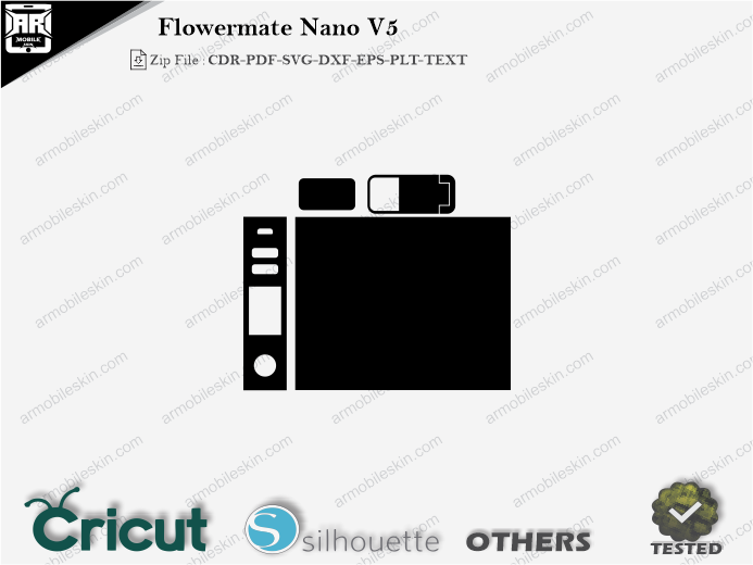 Flowermate Nano V5 Skin Template Vector