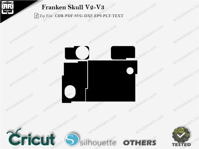 Franken Skull V2-V3 Skin Template Vector