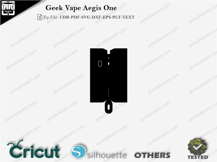 Geek Vape Aegis One Skin Template Vector