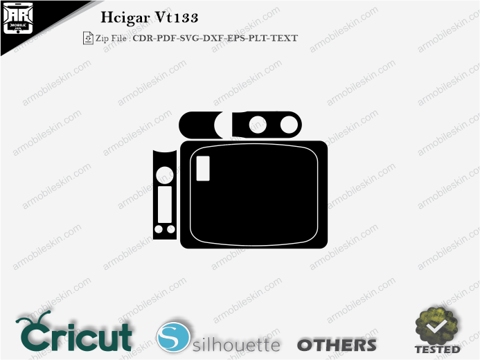 HCigar VT133 Skin Template Vector