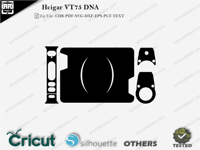 HCigar VT75 DNA Skin Template Vector