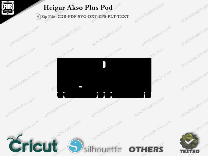 Hcigar Akso Plus Pod Skin Template Vector