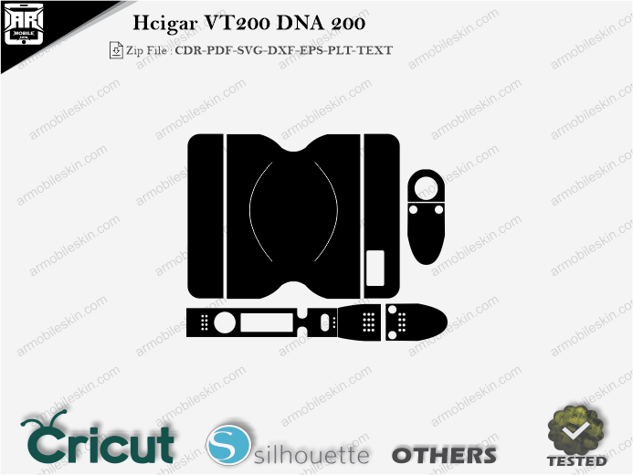 Hcigar VT200 DNA 200 Skin Template Vector