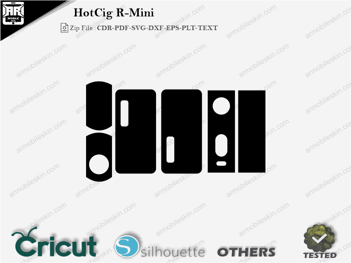 HotCig R-Mini Skin Template Vector