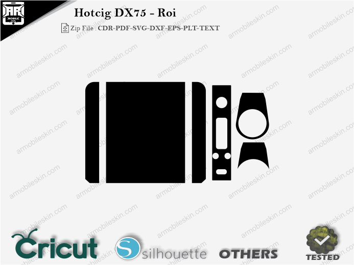 Hotcig DX75 – Roi Skin Template Vector