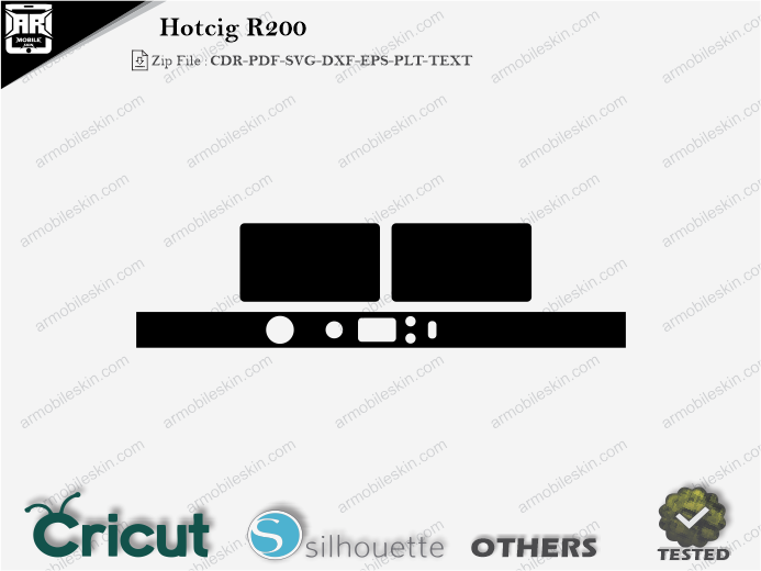 Hotcig R200 Skin Template Vector