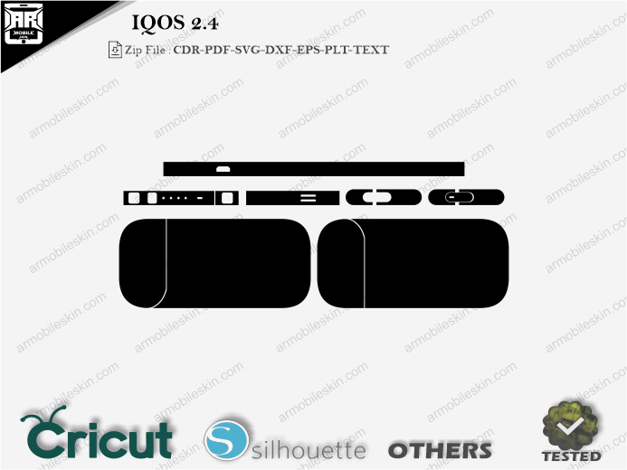 IQOS 2.4 Skin Template Vector