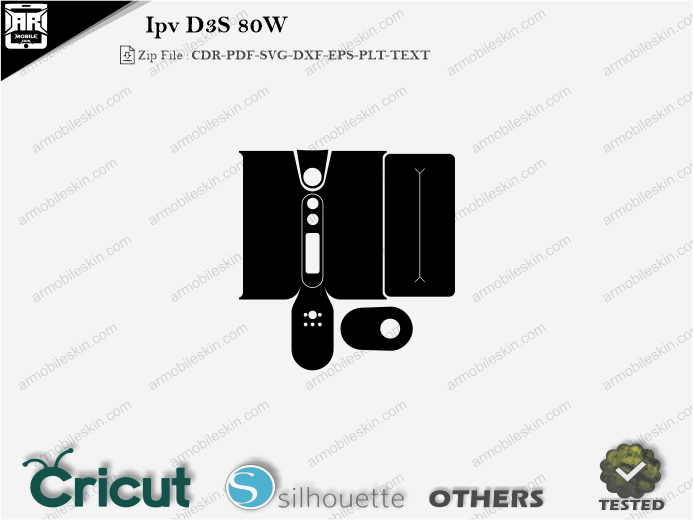 Ipv D3S 80W Skin Template Vector