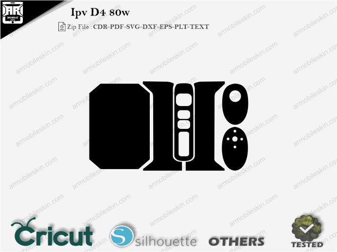 Ipv D4 80w Skin Template Vector