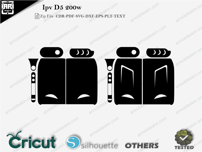 Ipv D5 200w Skin Template Vector