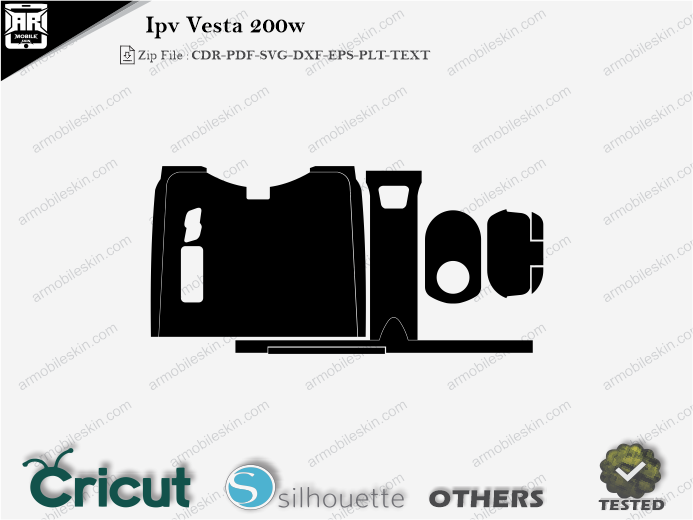 Ipv Vesta 200w Skin Template Vector