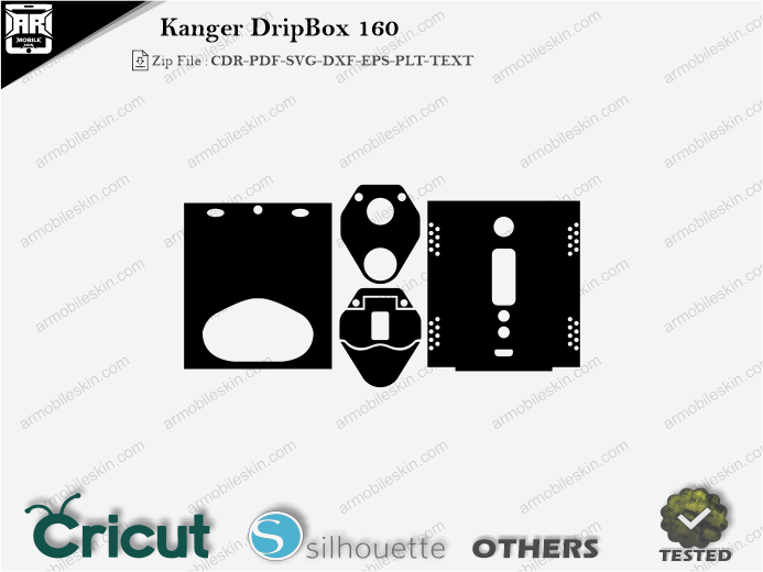 Kanger DripBox 160 Skin Template Vector