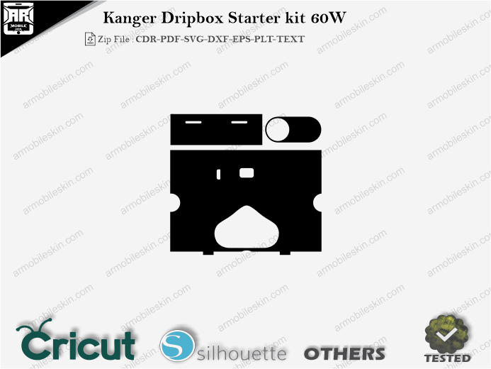 Kanger Dripbox Starter kit 60W Skin Template Vector