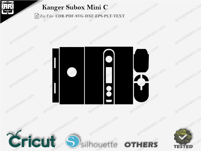 Kanger Subox Mini C Skin Template Vector