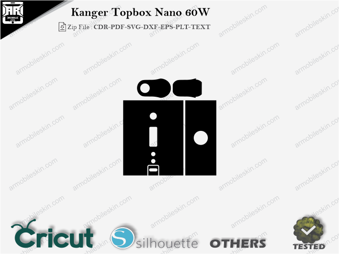 Kanger Topbox Nano 60W Skin Template Vector