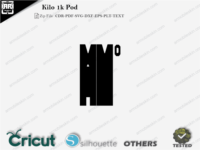 Kilo 1k Pod Skin Template Vector