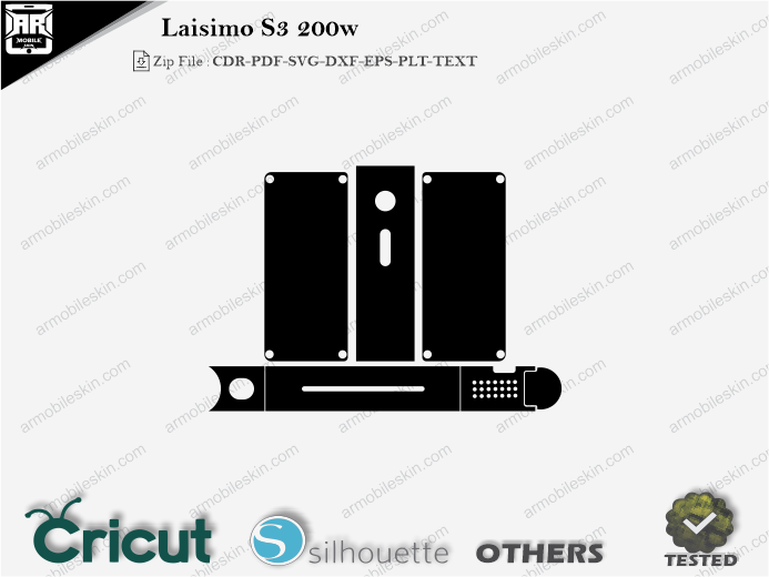 Laisimo S3 200w Skin Template Vector