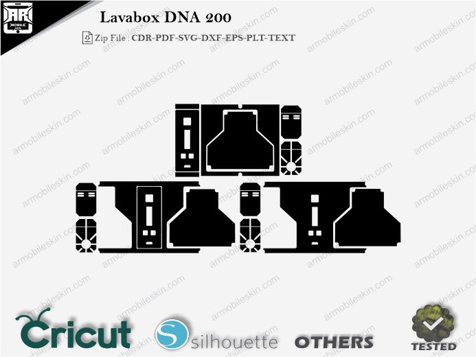 Lavabox DNA 200 Skin Template Vector