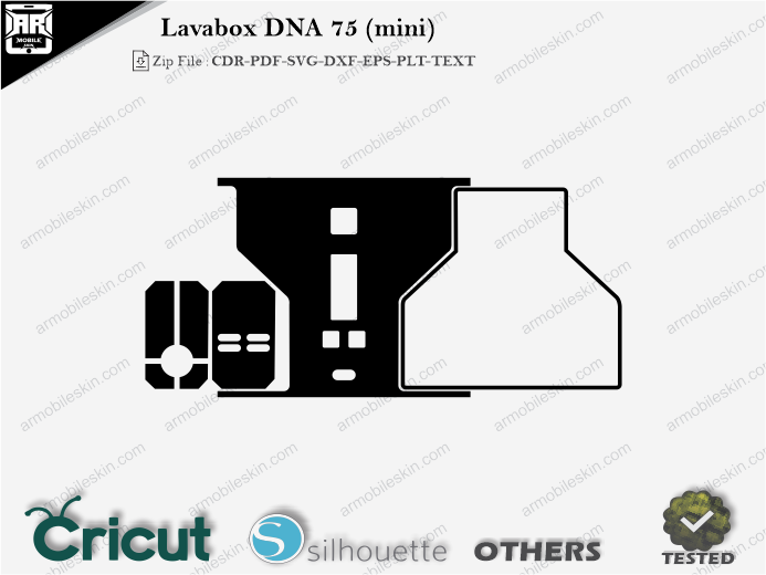 Lavabox DNA 75 (mini) Skin Template Vector