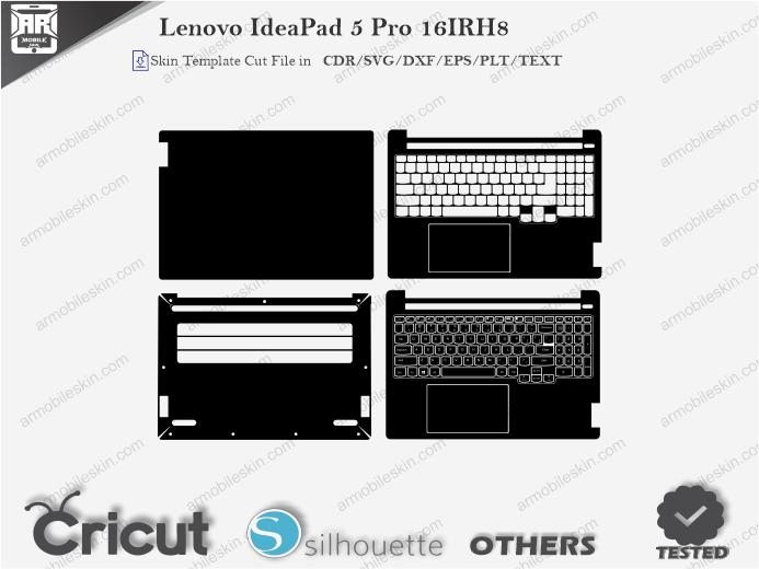 Lenovo IdeaPad 5 Pro 16IRH8 Skin Teplate Vector