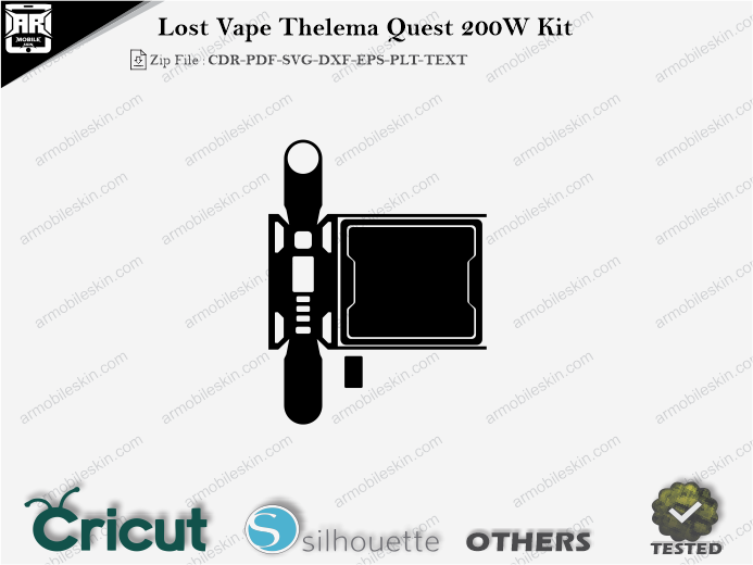 Lost Vape Thelema Quest 200W Kit Skin Template Vector