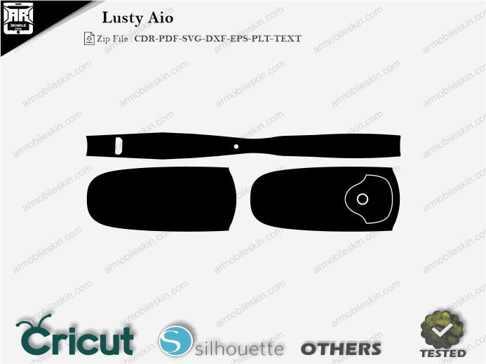 Lusty Aio Skin Template Vector