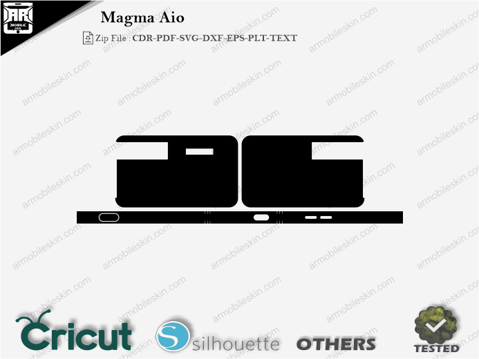 Magma Aio Skin Template Vector