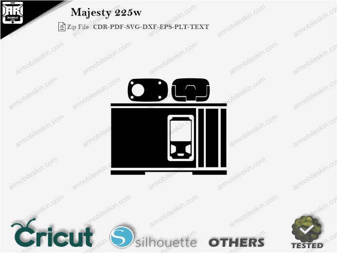 Majesty 225w Skin Template Vector