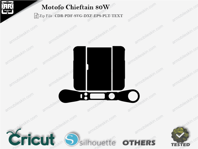 Motofo Chieftain 80W Skin Template Vector