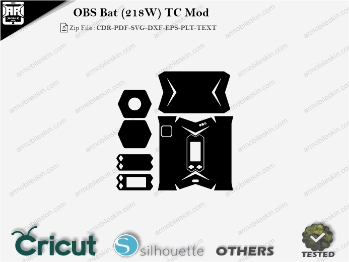 OBS Bat (218W) TC Mod Skin Template Vector