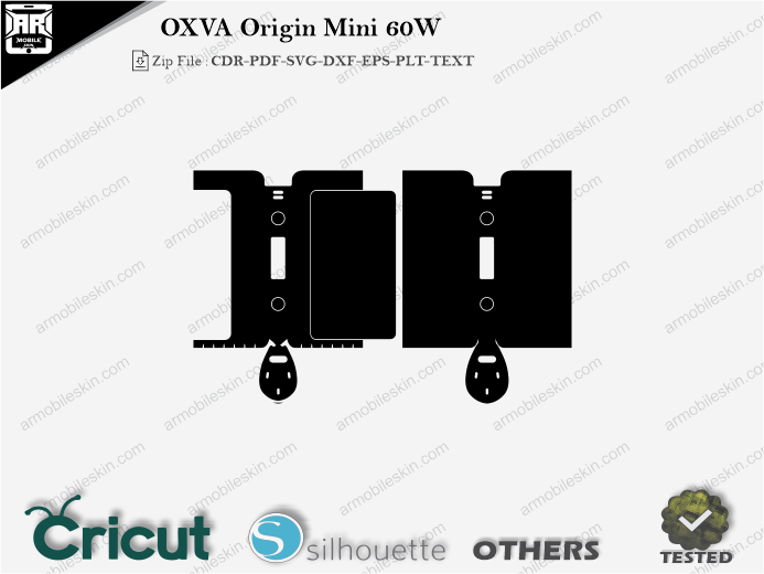 OXVA Origin Mini 60W Skin Template Vector