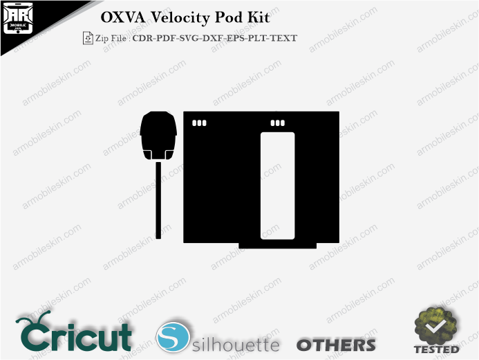 OXVA Velocity Pod Kit Skin Template Vector